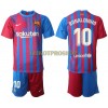 Original Trikotsatz FC Barcelona Ronaldinho 10 Heimtrikot 2021-22 Für Kinder